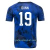 Camiseta de fútbol Estados Unidos DUNN 19 Segunda Equipación Mundial 2022 - Hombre